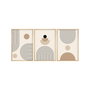 Wallity Huhu261 - Set de 3 cuadros decorativos 50 x 70 cm